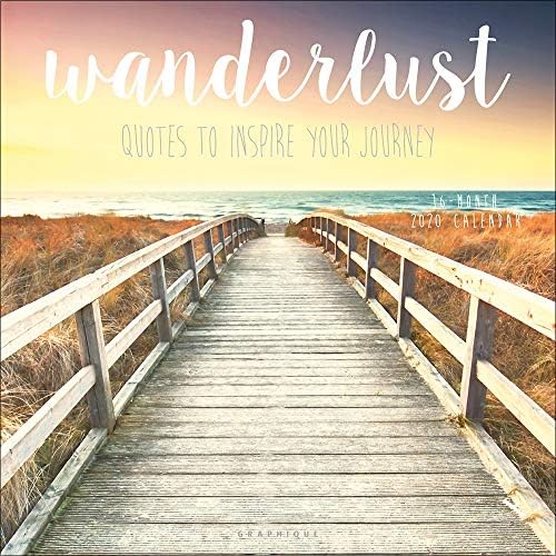 Wanderlust 2020 Square Wall Calendar