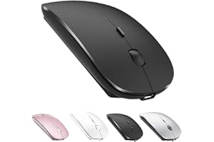 ZERU Bluetooth Mouse,Rechargeable Wireless Mouse for Macbook Pro/Macbook Air,Bluetooth Wireless Mouse for Laptop/PC/Mac/iPad pro/Computer