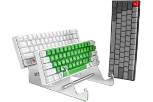 SUEHIODHY 1pcs Acrylic Keyboard Display Stand Clear 3-Tier Keyboards Storage Holder for Tablet Picture Frames