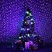SeresRoad Blue&Red Waterproof Christmas Laser Lights with Thousands of Star Projection Show Laser Lamp for Outdoor Landscape Thanksgiving Holiday House Tree Lawn Garden Decoration w/Wireless Remote