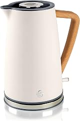 Swan Nordic Cordless Jug Kettle 1.7L 3kW White with Fast Boil Technology view 4