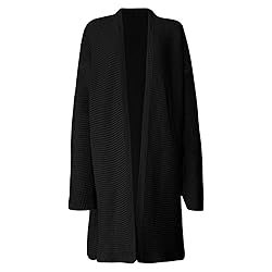 ADJHDFH Womens Fall Sweaters Black V Neck Sweater