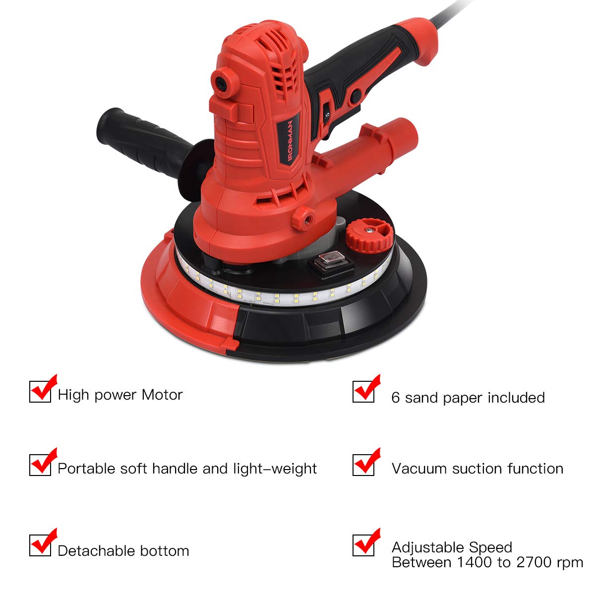 Goplus G900DS Drywall Sanders product image 5