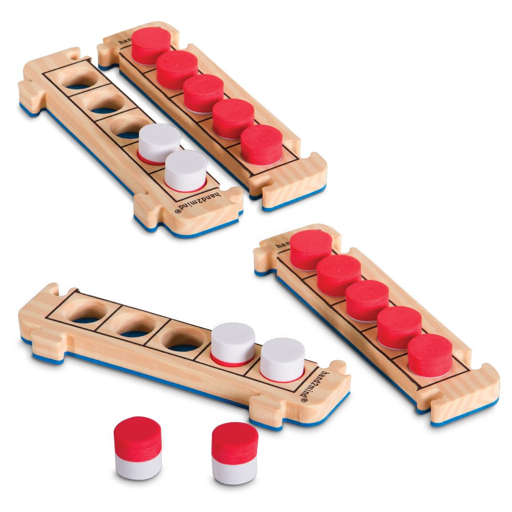 ETA hand2mind Rekenrek Foam Five-Frames (Set of 4)