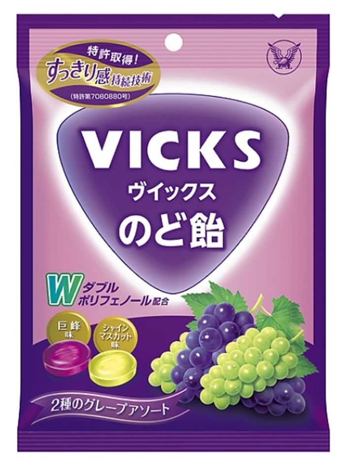 大正製薬 ヴイックスのど飴 2種のグレープアソートの商品画像