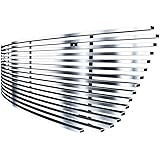 eGrille Compatible with Ford F-150 1999-2003 Harley Davidson Lightning Honeycomb Style Main Upper Stainless Steel Chrome 8x6 Horizontal Billet Grille Insert BGC-16F4287