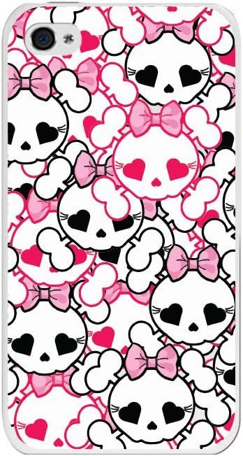 Cellet Proguard Case with Skull Bow (2) for Apple iPhone 4 & 4S - White