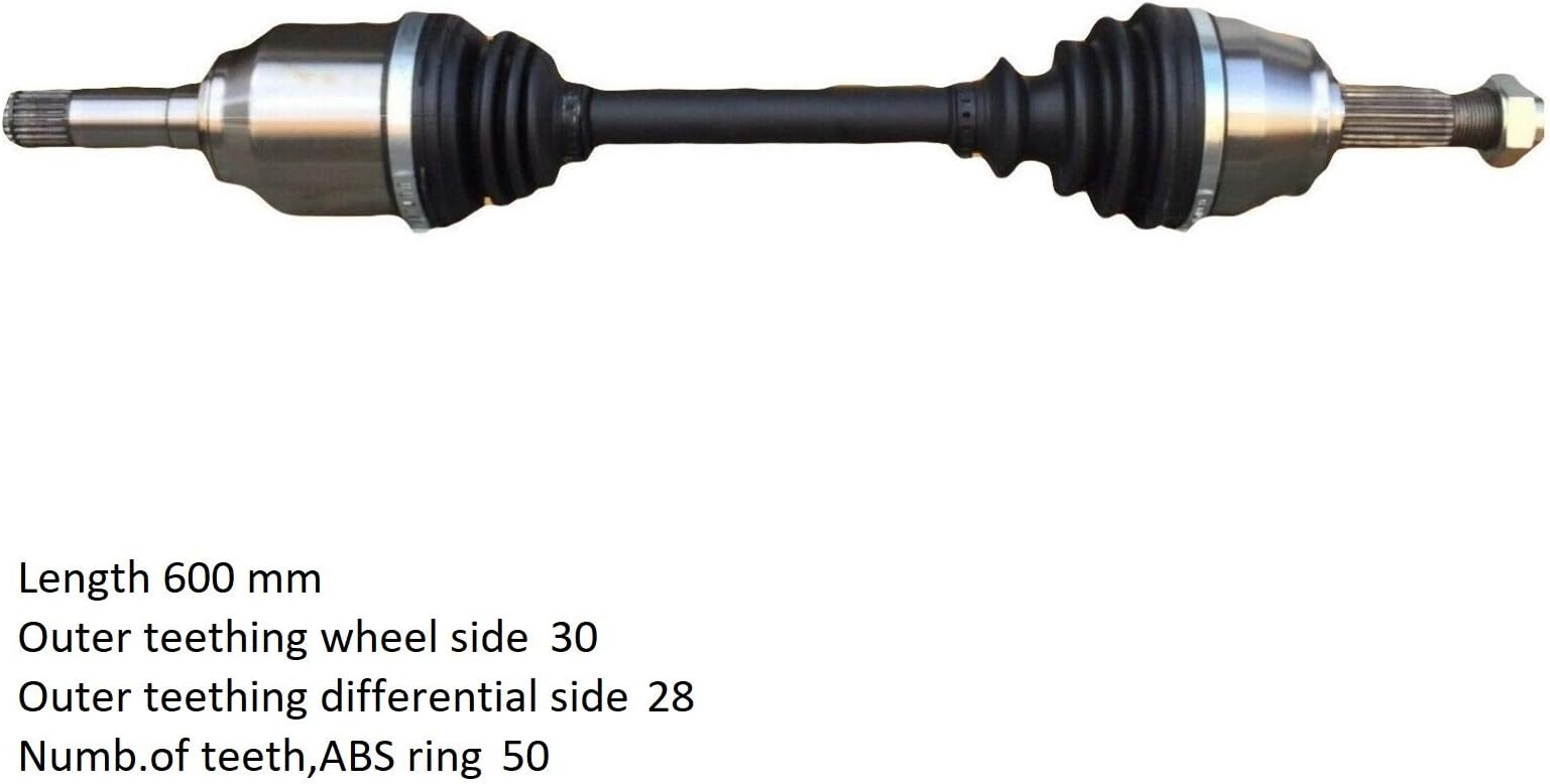 DRIVE SHAFT AXLE FITS FOR PAJERO/SHOGUN 3.2 DI-D 2000-2006 FRONT LEFT