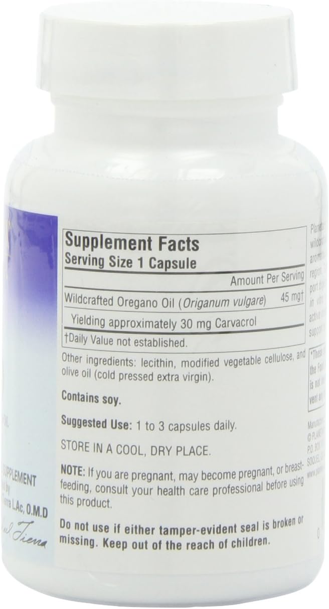 Planetary Herbals Oil of Oregano, May Provide Support To The Immune System,60 Vegetarian Capsules: Health & Personal Care