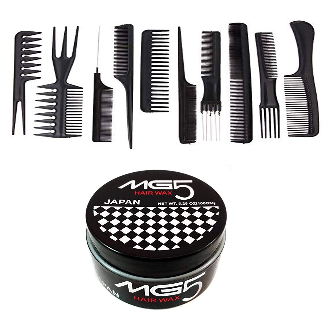 Buy Bella Hararo Pack Of 10 Different Pieces Salon Hair Comb Set
