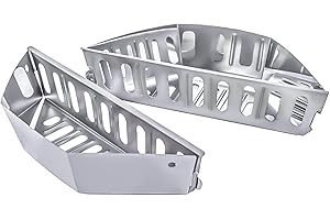 DELSbbq Stainless Steel Charcoal Basket Briquette Holders for Weber 22 1/2 inch Kettle Grills, Wood Chips Grill Accessories for Weber 7403, Charcoal Briquet Holders for Weber 22"/26" Charcoal Grills