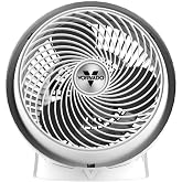Vornado 733DC Whole Room Energy Smart Air Circulator Fan, Made in USA, Variable Speed Control, White, Large