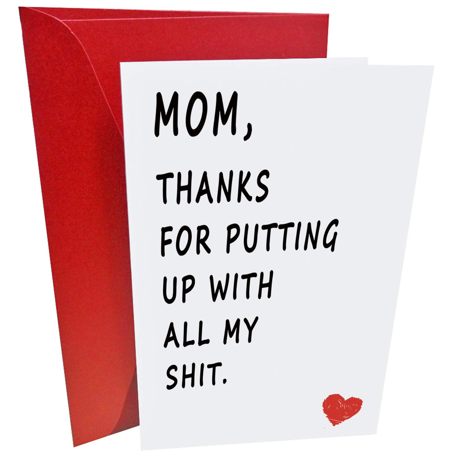 Mom Card Mom Birthday Card Thank You Mom Mother S Day Card Birthday Card Mom Funny Birthday Card Paper Cards Card Stock Svanimal Com