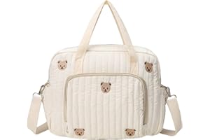 Messenger Diaper Bags, 14x4x11 Inch Large Capacity Baby Bag, Portable Lightweight Diaper Tote with Handle and Strap for Trave