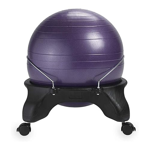 Gaiam Classic Backless Balance Ball Chair – Exercise Stability