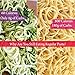 Delightful Chef Spiralizer Vegetable Slicer Zucchini Spiral Spaghetti Pasta Noodle Maker