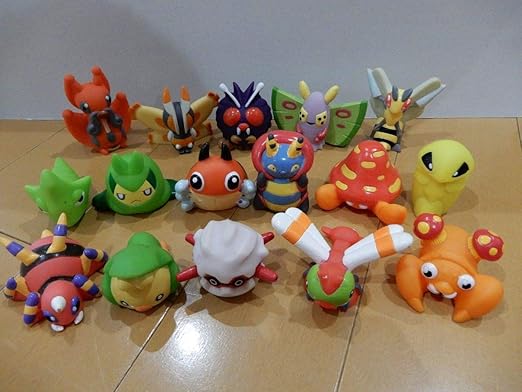 Amazon Co Jp ポケットモンスターポケモンキッズ指人形むしタイプ16個セット ホビー