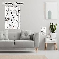 Cuitxrac Robin Bird Wall Plate Birds on Tree