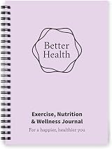 Lifestyle Planners Better Health Journal Lilac A5 104 undated pages