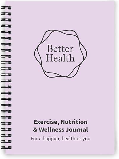 Lifestyle Planners Better Health Journal Lilac A5 104 undated pages