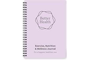 Better Health - Exercise, Nutrition & Wellness Journal - Stay healthy with our handy, simple tracking charts - A5 size with 1