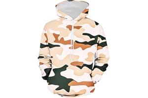 Muscularfit Camo Sweatshirt Hoodie for Men 2023 Fall Fashion Drawstring Casual Loose Long Sleeve Pullover Camouflage Shirts