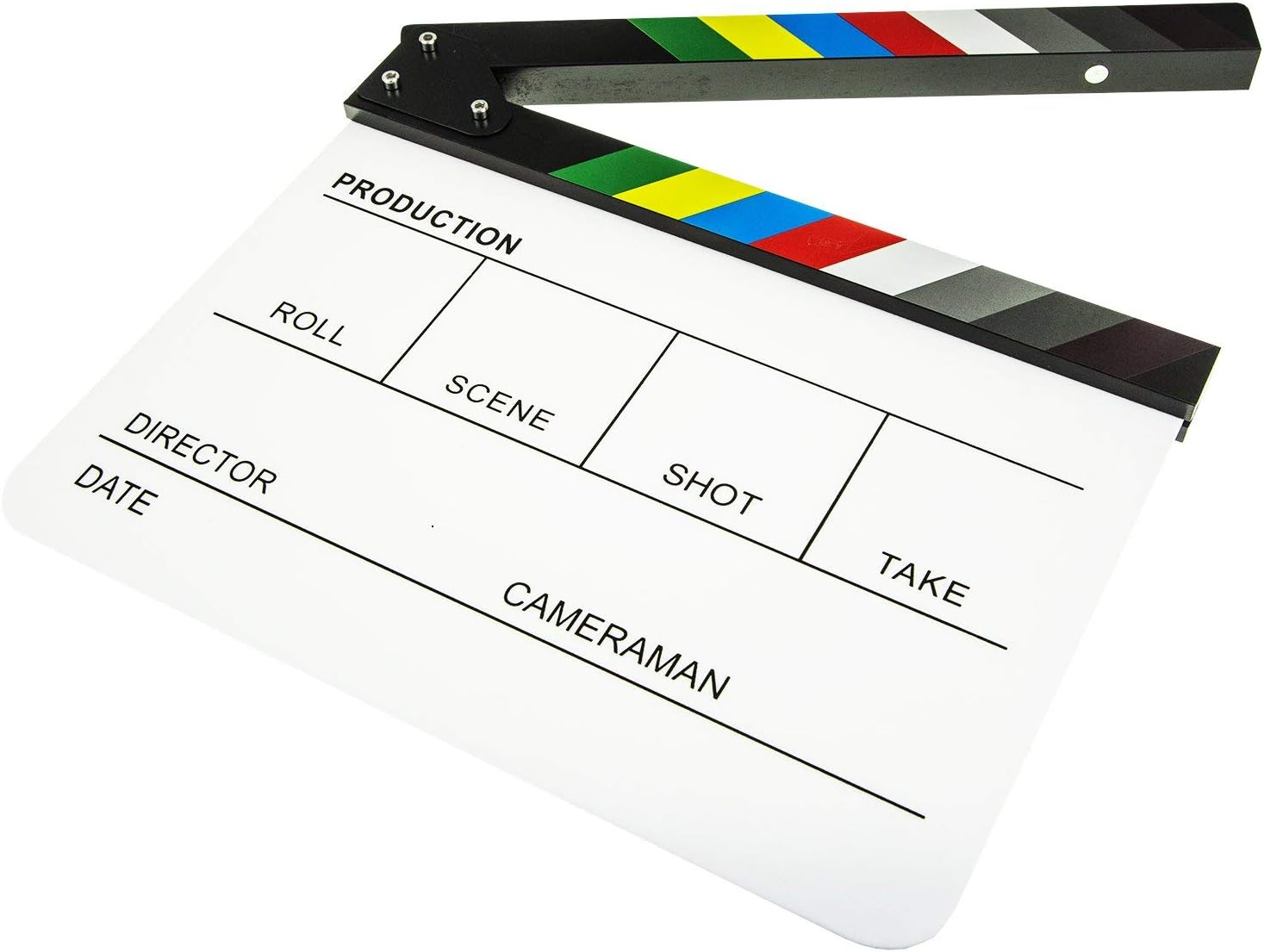 Acrylic Plastic Clapper Board for Film 30x24CM Director's Film Clapboard Movie Cut Action Scene Slate for Movie Video - Image 4