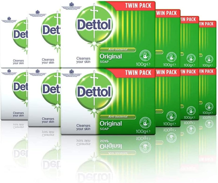 Dettol AntiBacterial Original Soap Bar 100 g Pack of 6