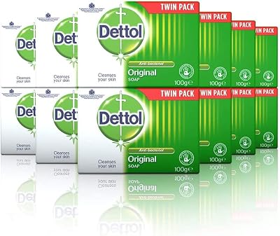 Dettol AntiBacterial Original Soap Bar 100 g Pack of 6