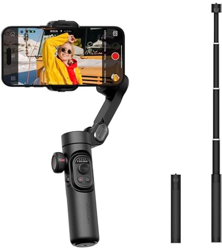 スマホアクセサリー Industry-Standard 3-Axis Gimbal Amazon.com: Gimbal Stabilizer for Smartphones, 3-Axis Phone