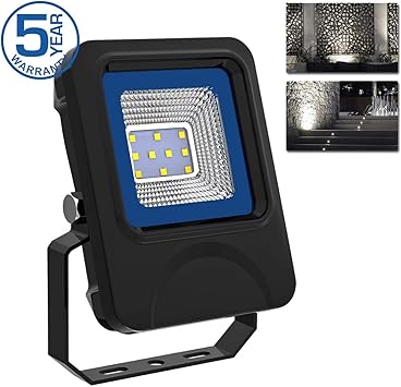 Foco Proyector 10W Foco LED, Actualizar 3030 LED Chip, 5 años de ...