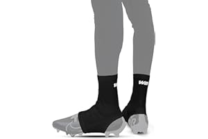 We Ball Sports Cleat Covers Elastic Spats for Football, Soccer, Baseball, Softball, Rugby & Turf Hockey