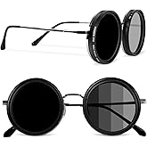 Amazefull Adjustable Sunglasses Stepless, Using ND filter, adaptive Sunglasses,1-9 Levels for outdoors - Eyewear with Adjustable fit