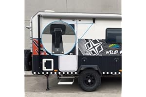 Suncode RV Awning Support RV Awning Center Support for RV Camper Awning - Black