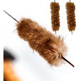Shatterproof Archery Beaver Fur Bowstring Silencers Bow String Silencers for Recurve &amp; Longbow