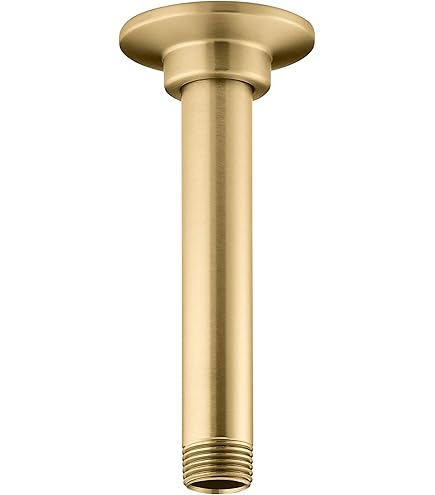 KOHLER K-7394-BV 6-Inch Ceiling Mount Showerarm, Vibrant Brushed
