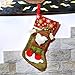 WOBOX Christmas Stockings Christmas Decor Santa Claus Snowman 18 Inch Length 2pcs