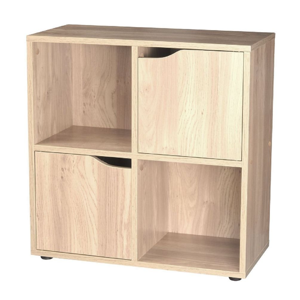 Wooden 4 6 9 Cube Storage Unit Cupboard Doors Bookcase Shelving Display