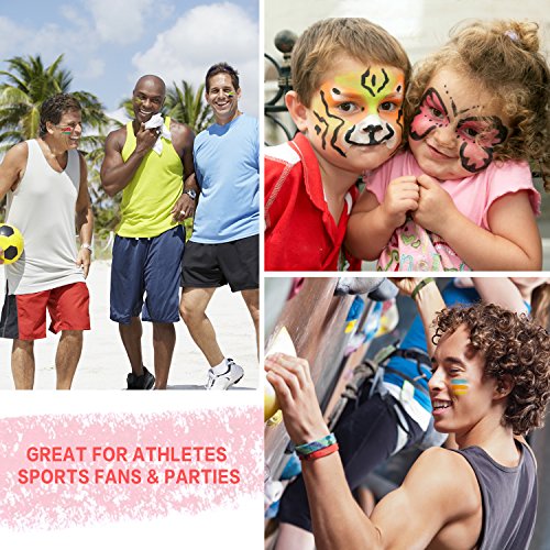 image for GOOQ Sports Eye Black - Face Paint - Sports Eye Paint Stick for Kids, 