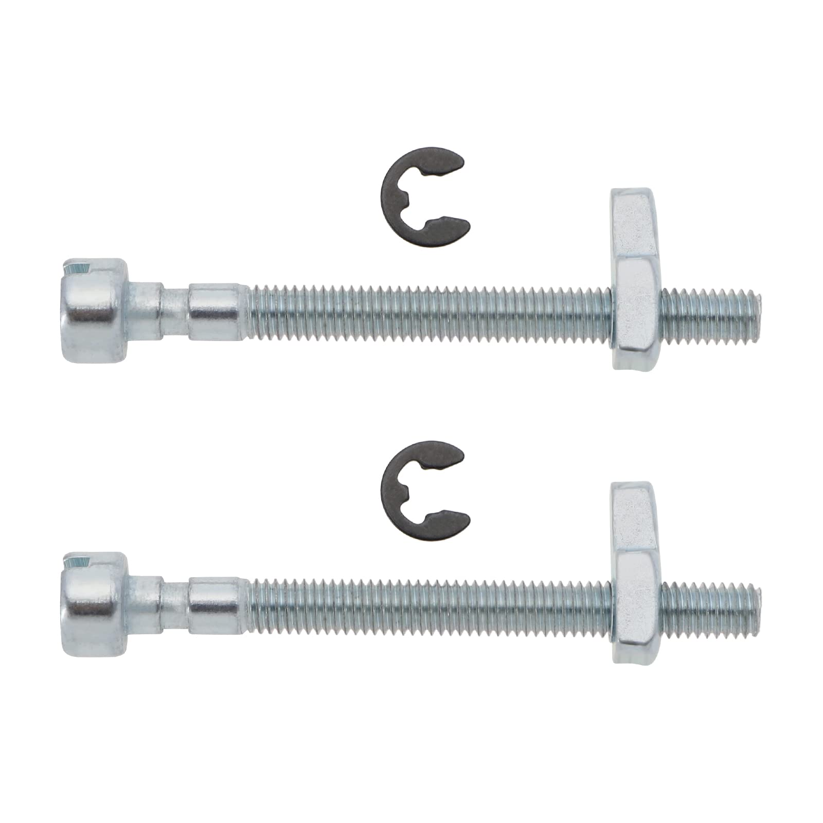 Create idea 2 Sets Chain Adjuster Tensioner Screws Replacement 530016110 530038593 Compatible with McCulloch MacCat 335 435 Compatible with Husqvarna 36 41 136 Metal