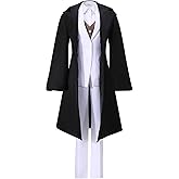 Poetic Walk Anime Mens Suit Cosplay Cloak Costume Uniform 5PCS Whole Set Halloween Outfit