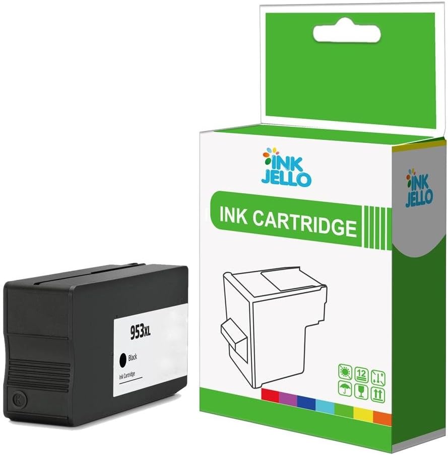 InkJello 953XL Black Ink Cartridge for HP Officejet Pro 7740 8210 8710