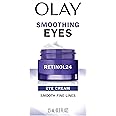 Olay Retinol 24 Night Eye Cream for Smooth Fine Lines, Anti-Aging Eye Cream,Fragrance-Free, 15 mL