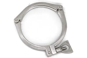 QMINOX 4 Inch Three Segment Tri Clamp Clover Sanitary Stainless Steel 304 Tri Clamp