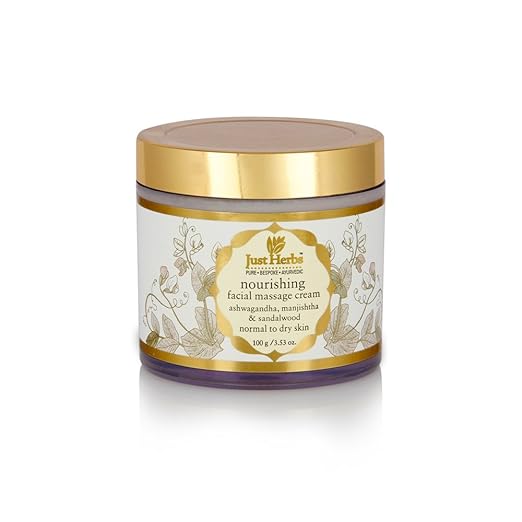 Just Herbs Herbal Nourishing Massage Cream, 100g Amazon.in Beauty