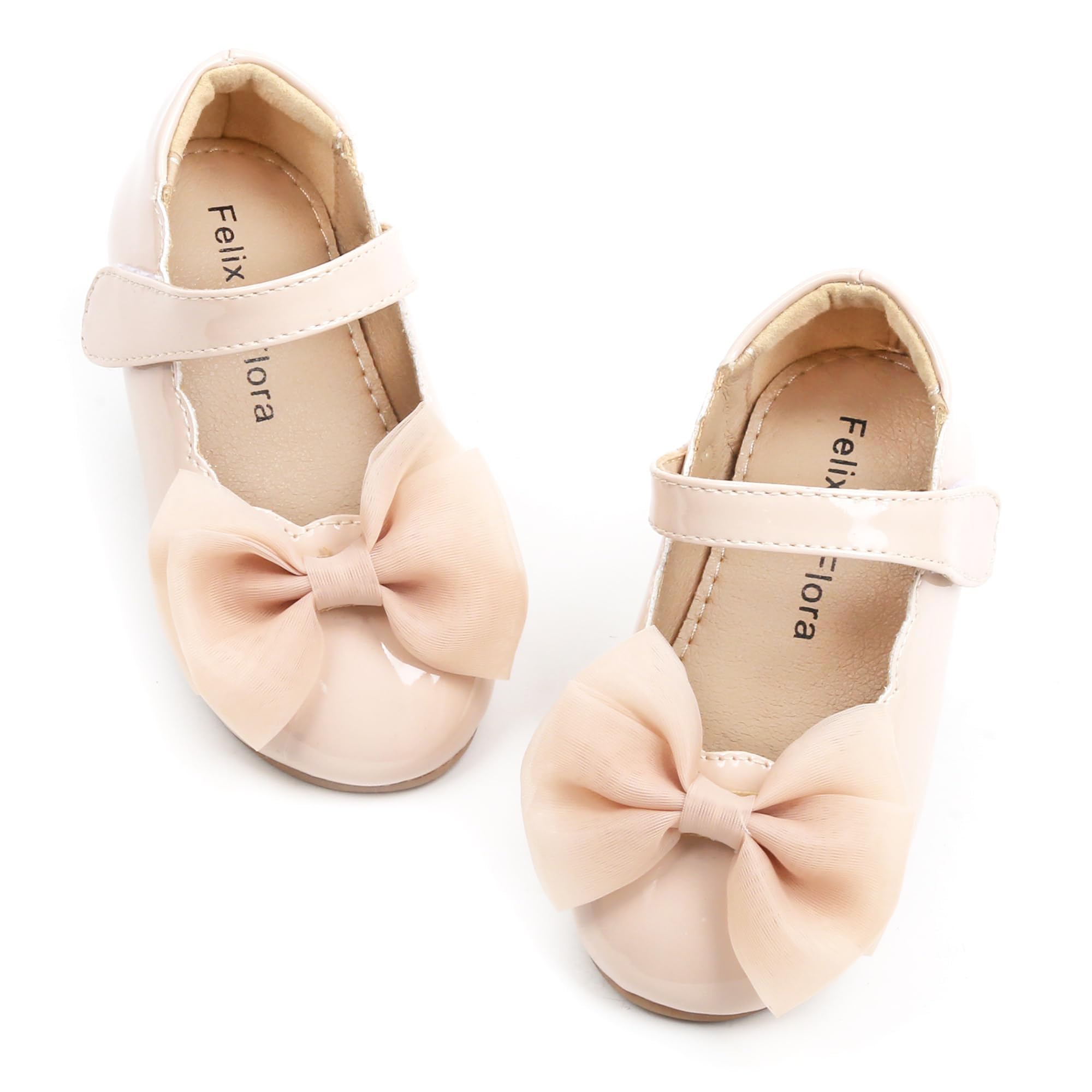 Felix & Flora Girls Toddler Little Ballet Shoes