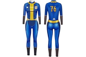 RWROBE Lucy MacLean cosplay Bodysuit outfit Fallooutt 33 Bodysuit Halloween Jumpsuit