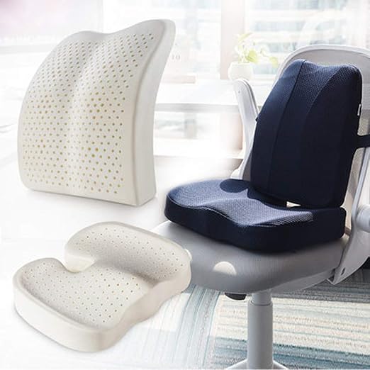 Amazon Com Alifet Emulsion Seat Cushion Lower Back Support Office