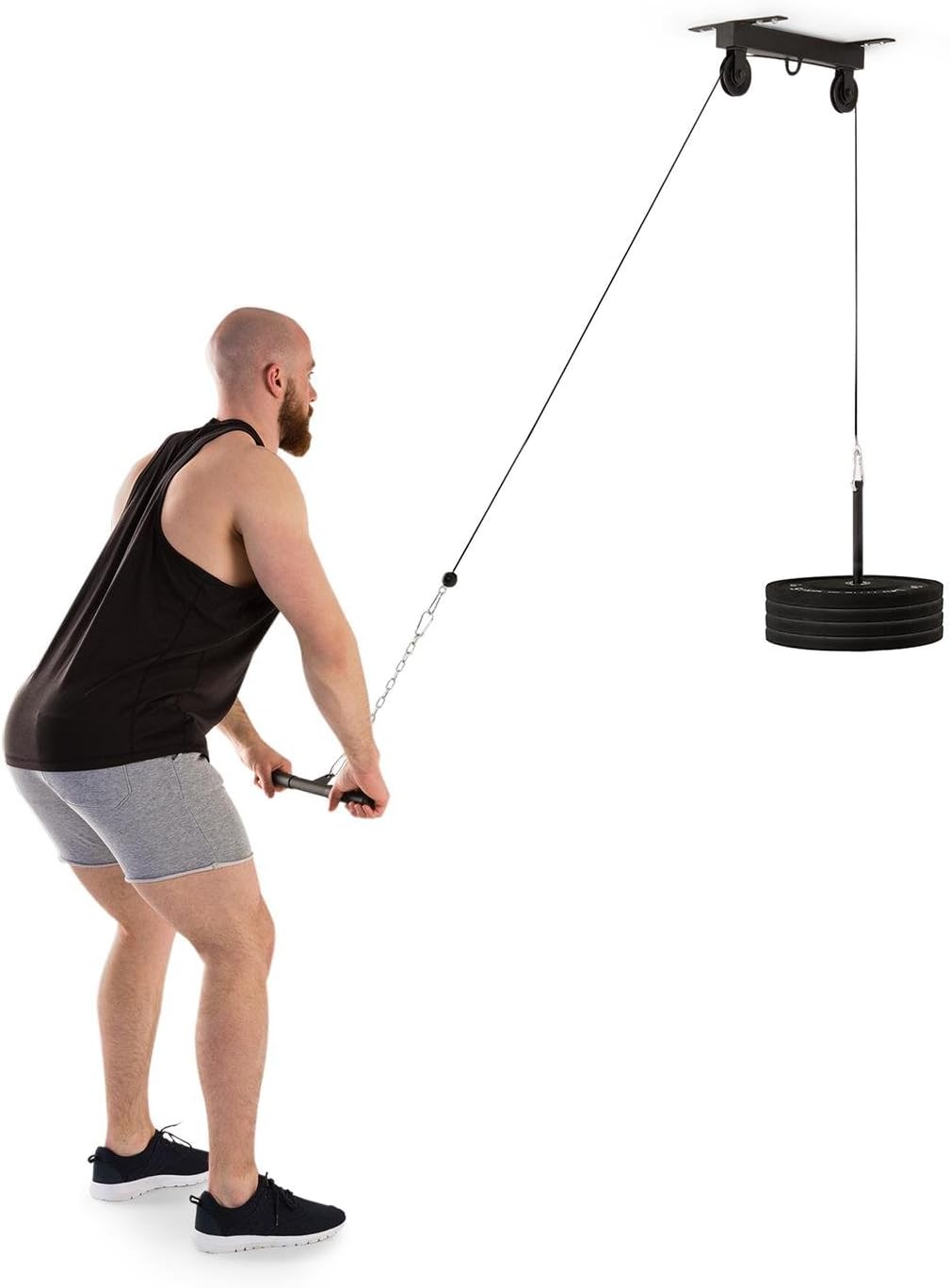 KLAR FIT Klarfit Hangman Cable pull station, Fitness station, 2 m