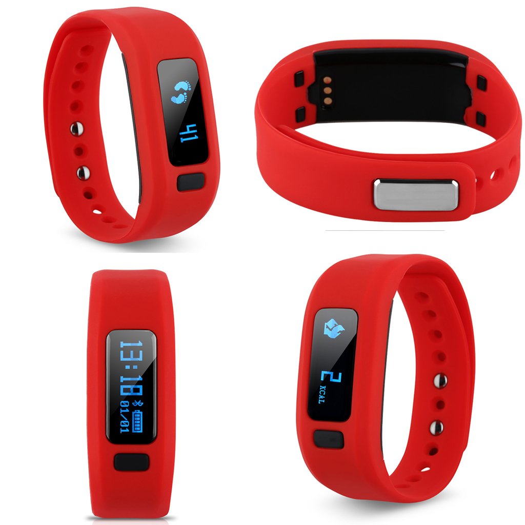 AGPtEK Moving up2 Smart Wristband Activity Tracker Bluetooth V4.0 Smart Sport Bracelet with Pedometer / Sleep Monitoring / Tracking Calorie/ Remote Capture Compatible for Android SAMSUNG HTC SONY LG and IOS Iphone 6/6s/6sPLUS/7/7PLUS